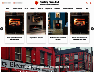 qualityfires.co.uk screenshot