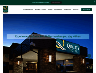 qualityhotelfortmcmurray.com screenshot