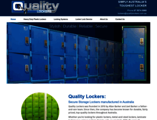 qualitylockers.com.au screenshot
