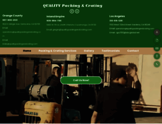 qualitypackingandcrating.com screenshot
