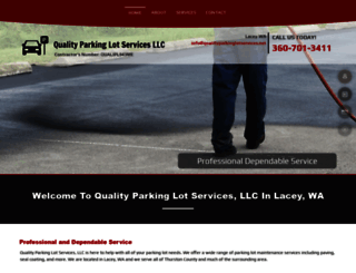 qualityparkinglotservices.net screenshot