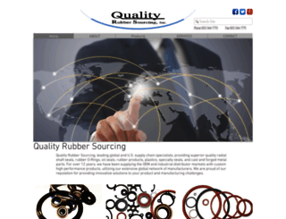 qualityrubbersourcing.com screenshot