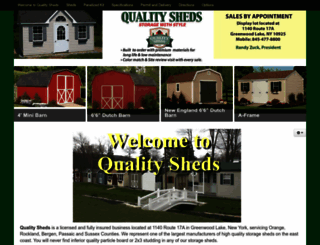 qualitysheds.com screenshot