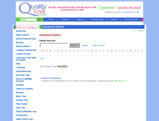 qualitytoys.commerce-search.net screenshot