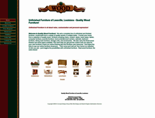 qualitywoodfurniture.com screenshot