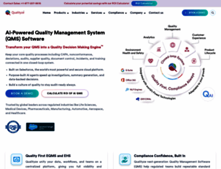 qualityze.com screenshot