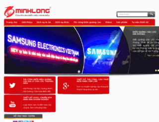 quangcaominhlong.com.vn screenshot