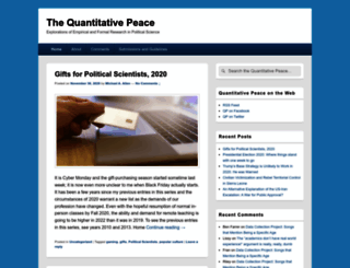 quantitativepeace.com screenshot