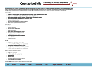 quantitativeskills.com screenshot