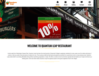 quantumleaprestaurant.com screenshot