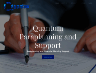 quantumparaplanning.com.au screenshot