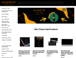 quantumtattooink.com screenshot