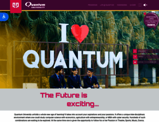 quantumuniversity.edu.in screenshot