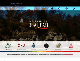quapawtribe.com screenshot