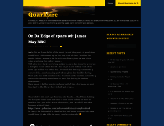 quarksire.wordpress.com screenshot
