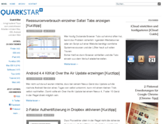quarkstar.at screenshot
