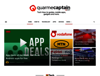 quarmecaptain.com screenshot