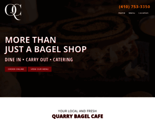 quarrybagelandcafe.com screenshot
