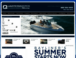 quartermastermarine.com screenshot