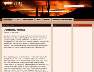 quartzsite.com screenshot