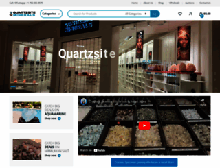 quartzsiteminerals.com screenshot