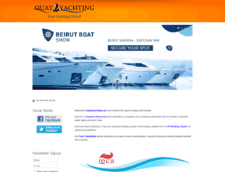 quay2yachting.com screenshot