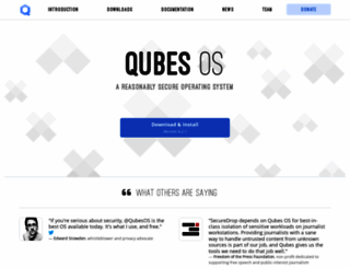 qubes-os.org screenshot