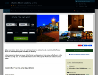 qubus-zielona-gora.hotel-rez.com screenshot