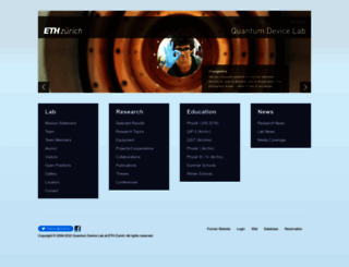 qudev.ethz.ch screenshot