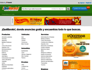 quebarato.com.pa screenshot