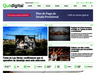 quedigital.com.ar screenshot