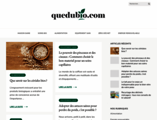 quedubio.com screenshot