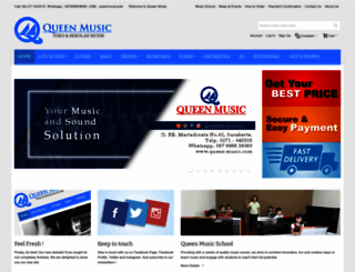 queen-music.com screenshot
