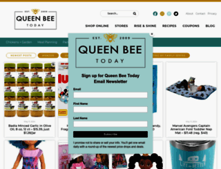 queenbeecoupons.com screenshot