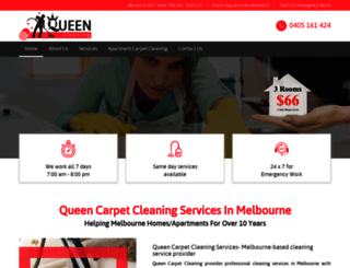 queencarpetcleaning.com.au screenshot