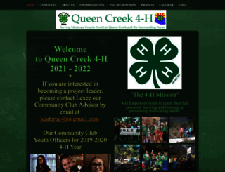 queencreek4h.org screenshot