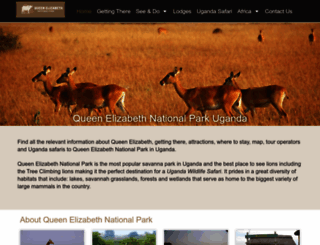 queenelizabethnationalpark.com screenshot