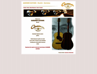 queener-guitars.com screenshot