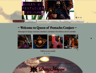 queenofpentaclesconjure.com screenshot