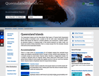 queenslandislands.com screenshot