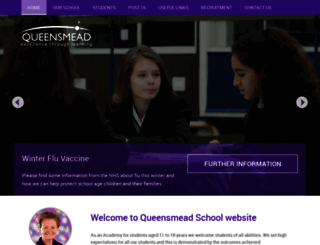 queensmeadschool.org.uk screenshot