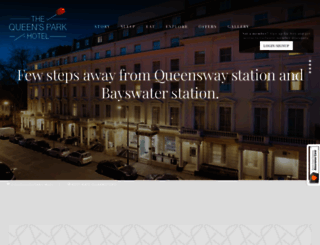 queensparkhotel.com screenshot