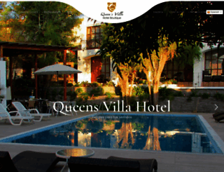 queensvillahotel.com screenshot