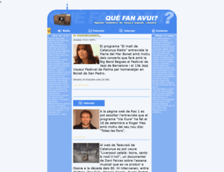 quefanavui.cat screenshot