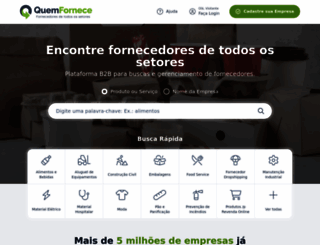 quemfornece.com screenshot
