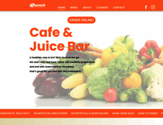 quenchjuicecafe.com screenshot