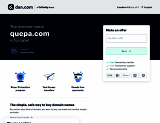 quepa.com screenshot
