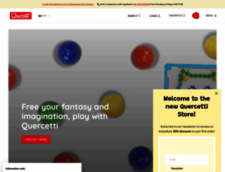 quercettistore.com screenshot