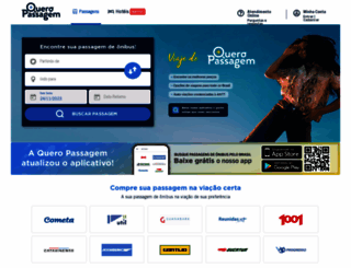 queropassagem.com.br screenshot