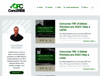 queropassaremconcursos.com.br screenshot